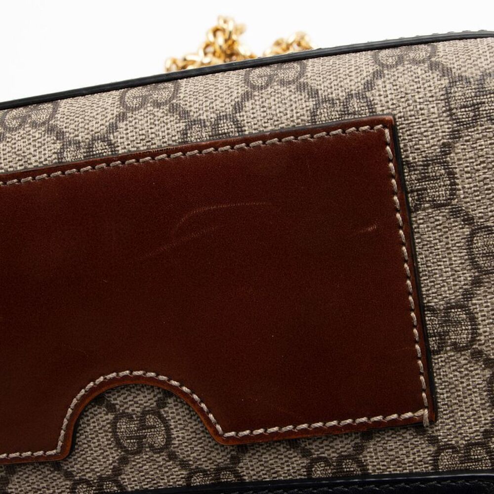 Gucci GG Supreme Padlock Small Shoulder Bag - Picture 13 of 16